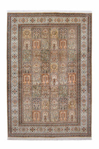 Tappeto di seta - Seta del Kashmir - 260 x 172 cm - multicolore