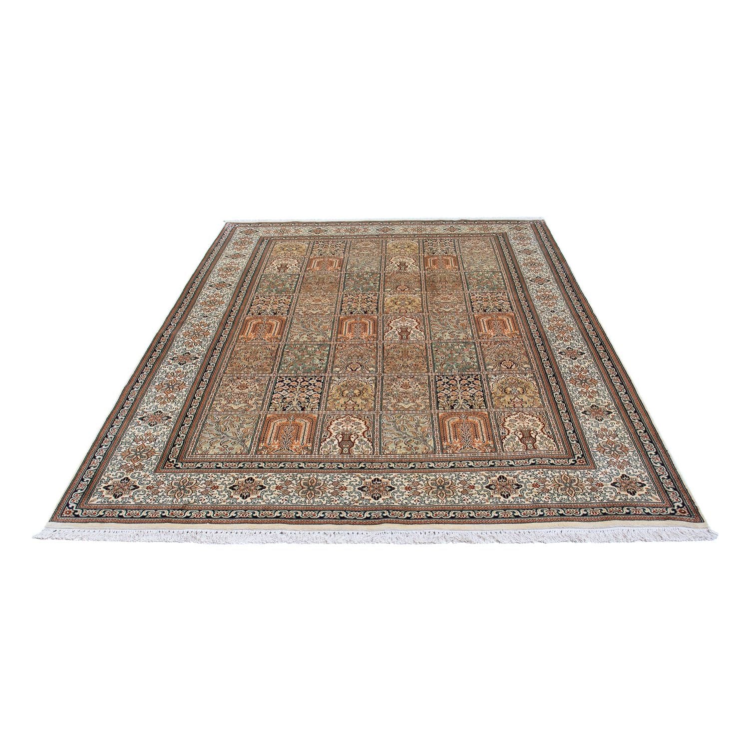 Tappeto di seta - Seta del Kashmir - 260 x 172 cm - multicolore