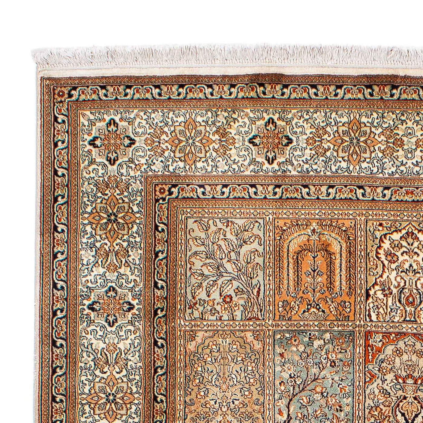 Seta del Kashmir Tappeto 221x158cm - Tappeto orientale