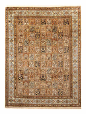 Tappeto di seta - Seta del Kashmir - 325 x 249 cm - marrone