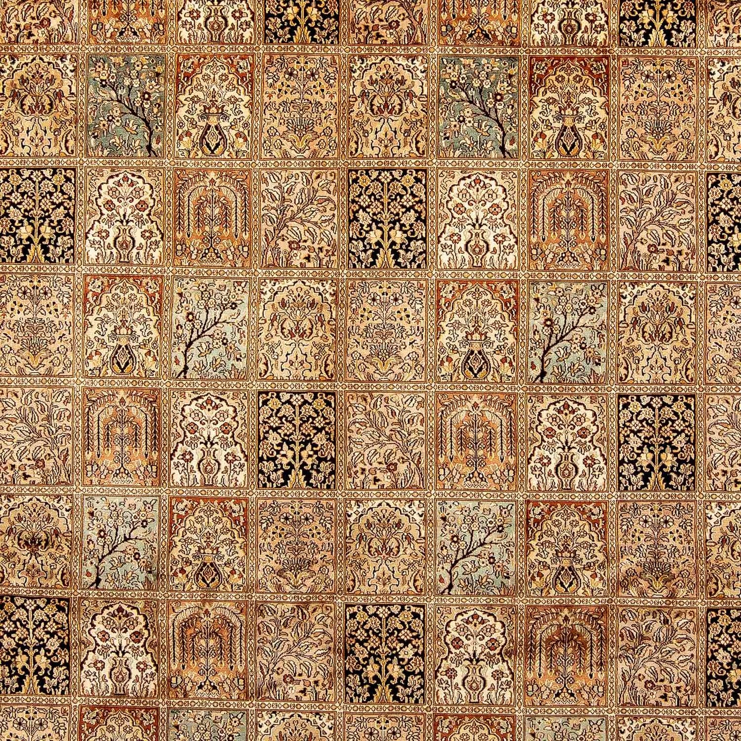 Tappeto di seta - Seta del Kashmir - 325 x 249 cm - marrone