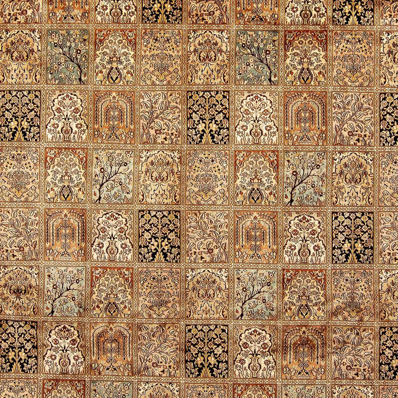 Tappeto di seta - Seta del Kashmir - 325 x 249 cm - marrone