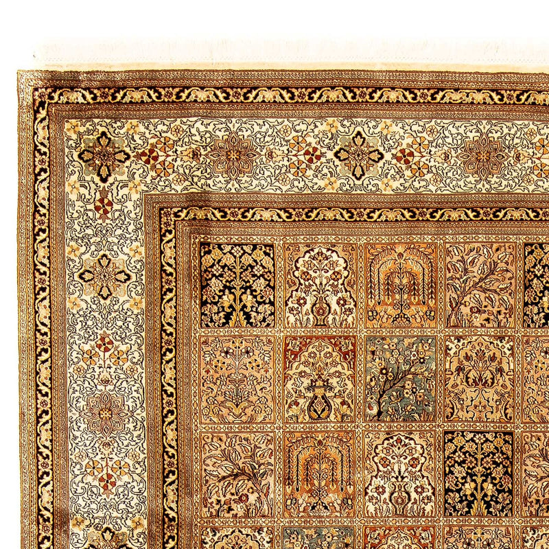 Tappeto di seta - Seta del Kashmir - 325 x 249 cm - marrone
