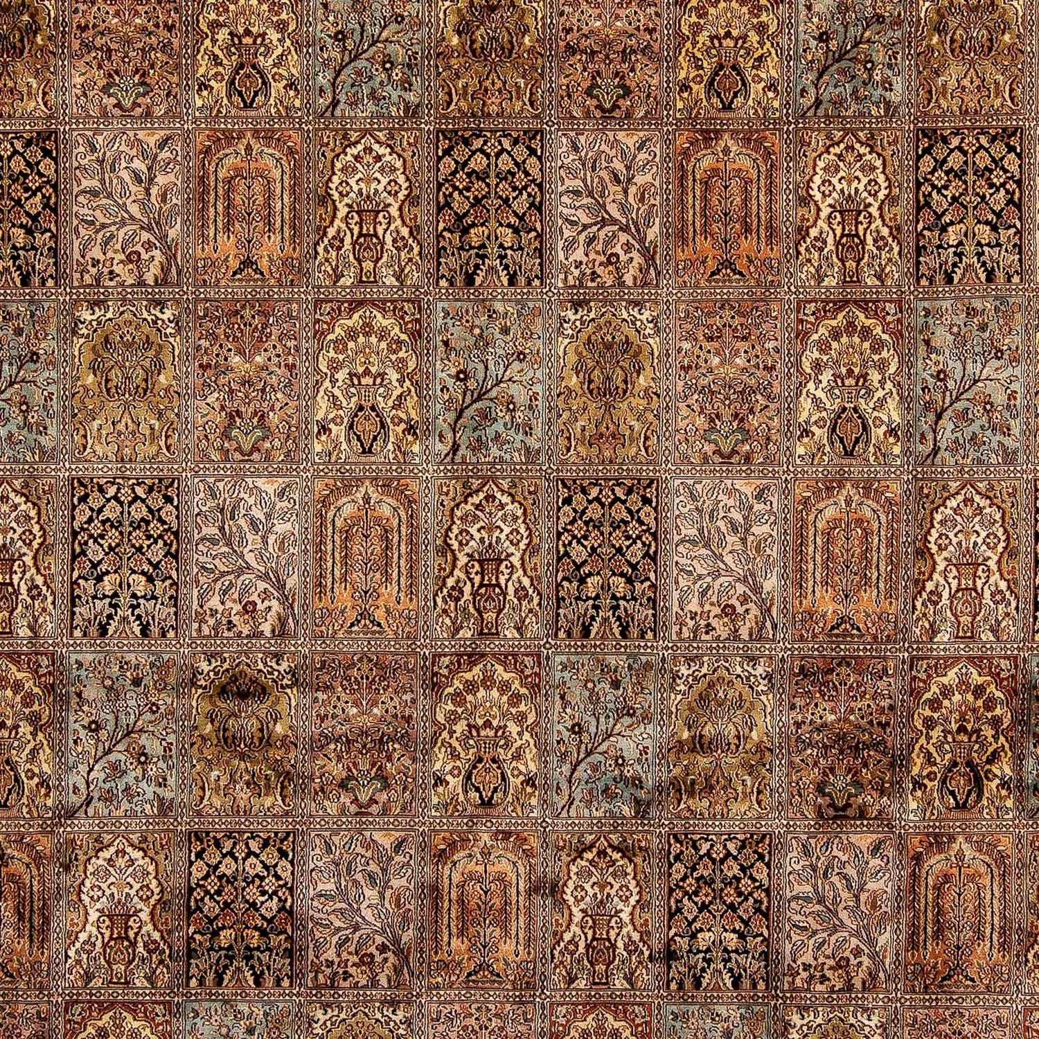 Tappeto di seta - Seta del Kashmir - 332 x 248 cm - marrone