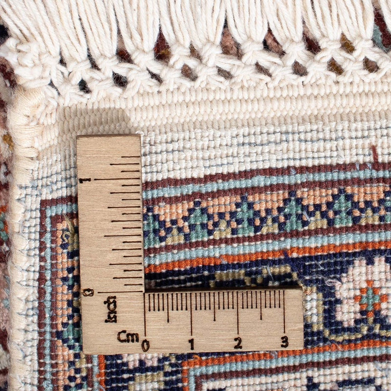 Tappeto corsia Tappeto di seta - Seta del Kashmir - 227 x 79 cm - multicolore
