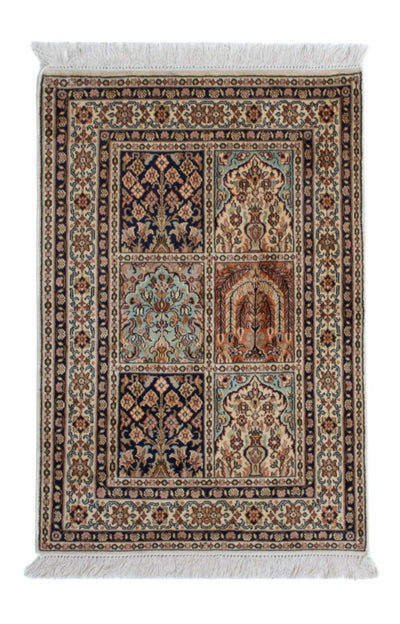 Seta del Kashmir Tappeto 63x93cm - Tappeto orientale