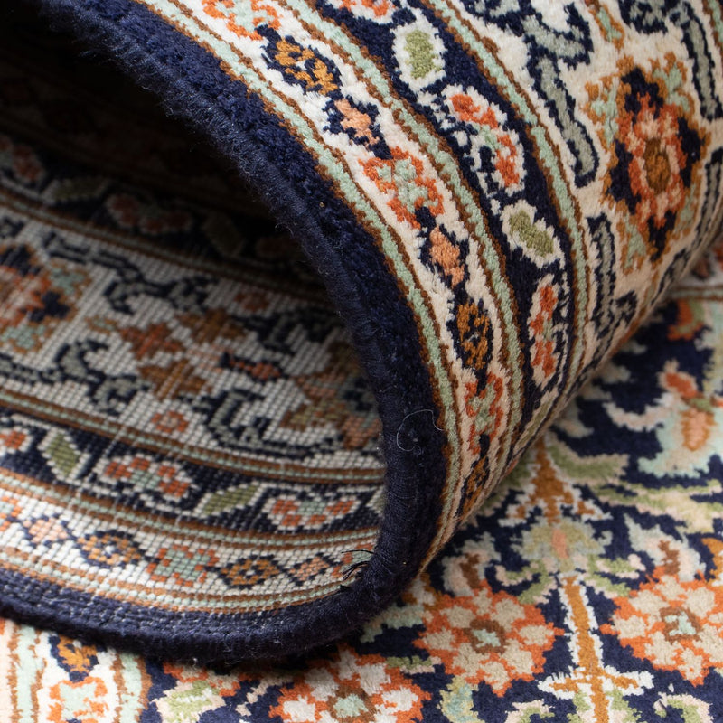 Tappeto di seta - Seta del Kashmir - 150 x 92 cm - multicolore