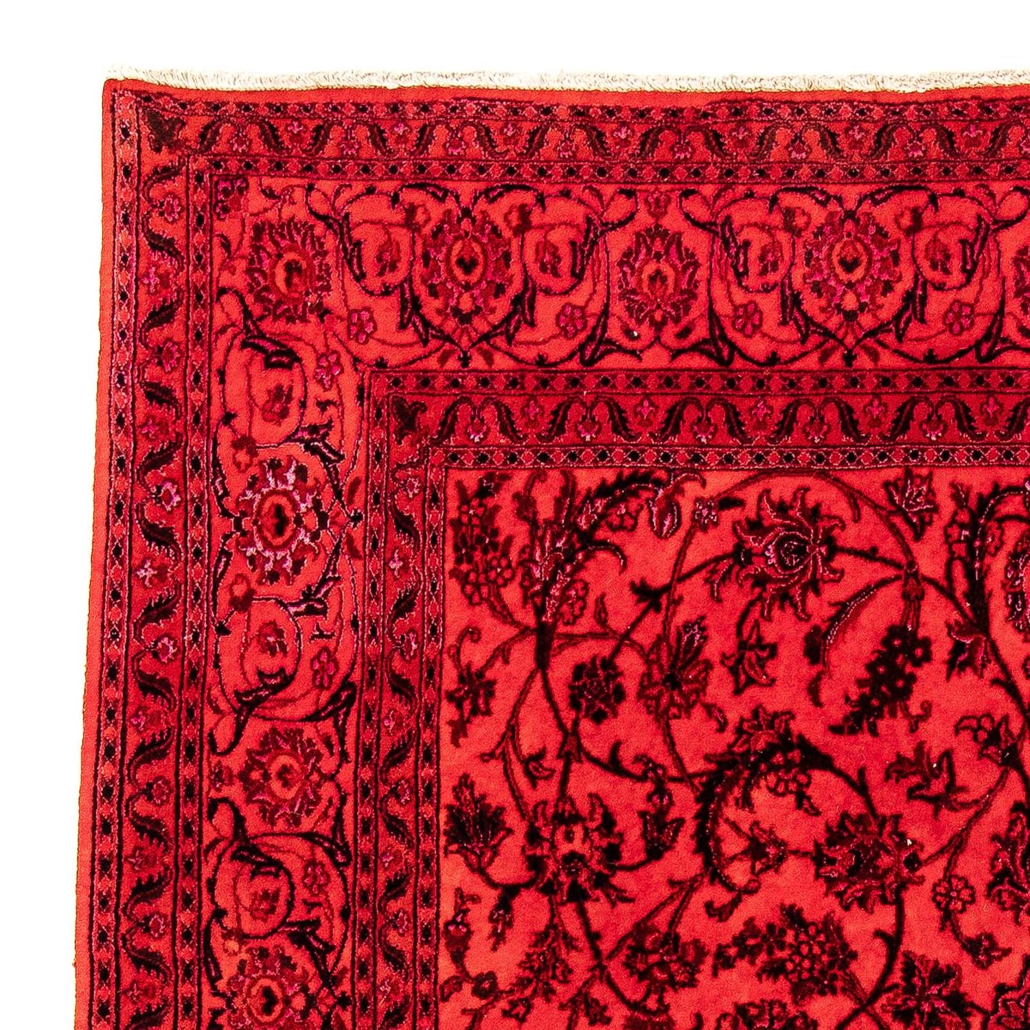Tappeto Persero - Nain - 306 x 197 cm - rosso scuro