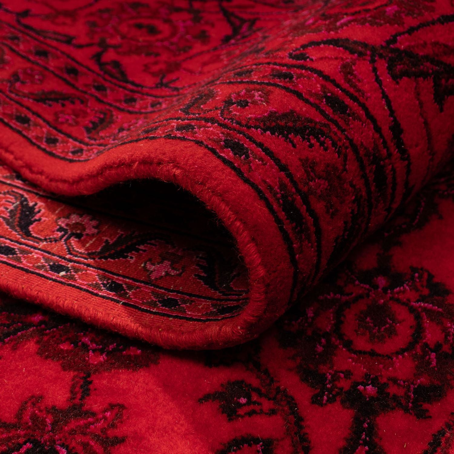 Tappeto Persero - Nain - 306 x 197 cm - rosso scuro