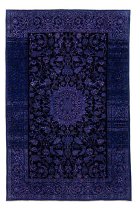 Tappeto Persero - Nain - 295 x 193 cm - blu scuro