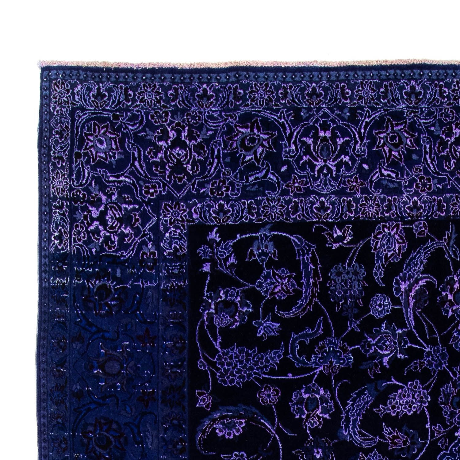 Tappeto Persero - Nain - 295 x 193 cm - blu scuro