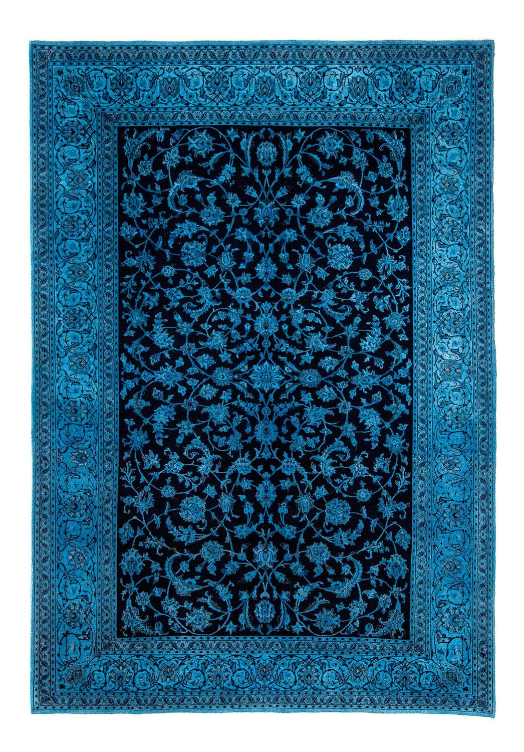 Tappeto Persero - Nain - 298 x 200 cm - blu scuro