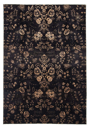 Tappeto di design - 297 x 210 cm - blu scuro