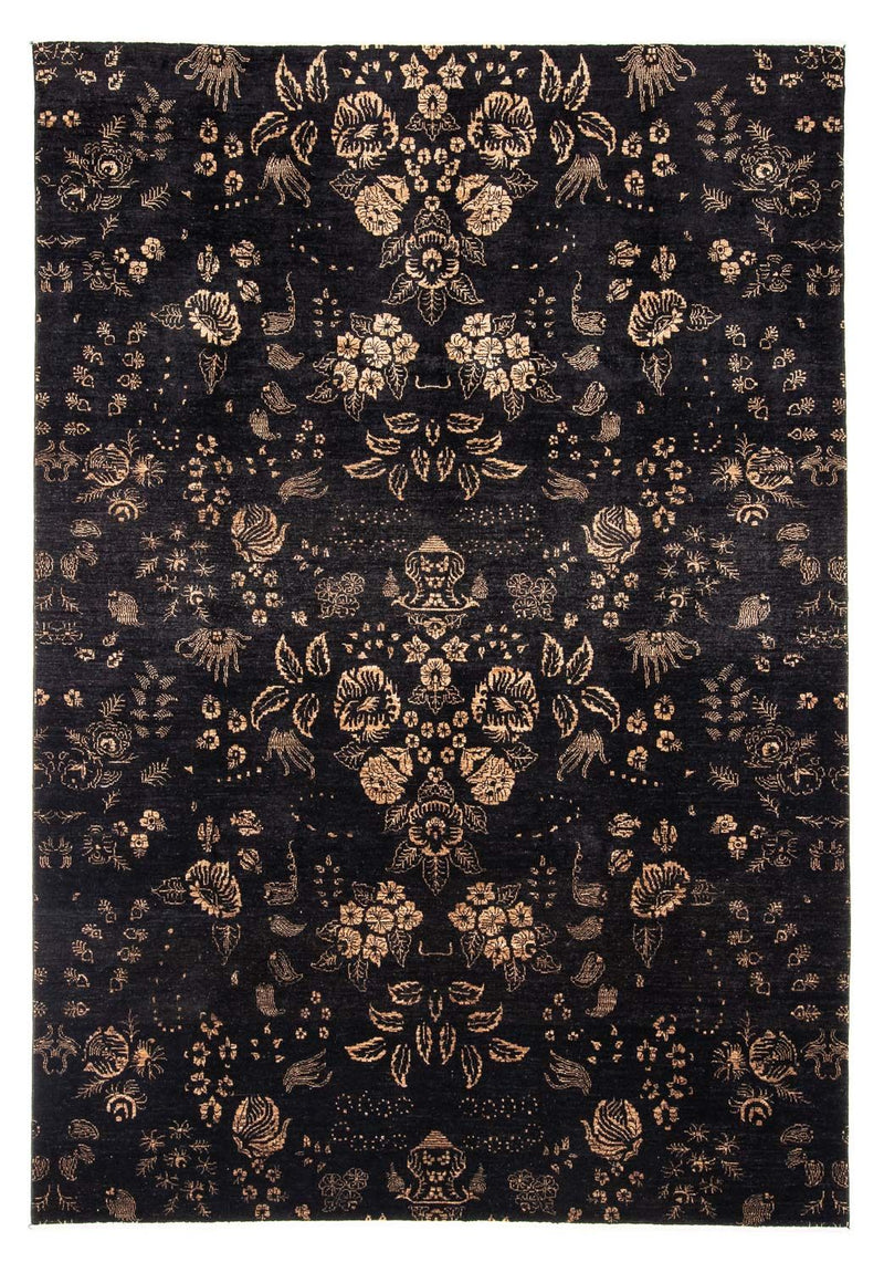 Tappeto di design - 297 x 210 cm - blu scuro
