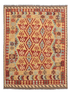 Tappeto Kelim - Splash - 194 x 152 cm - multicolore