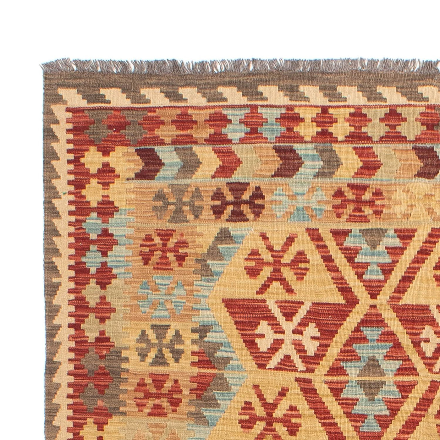 Kilim Maimana Tappeto 194x152cm - Tappeto di lana