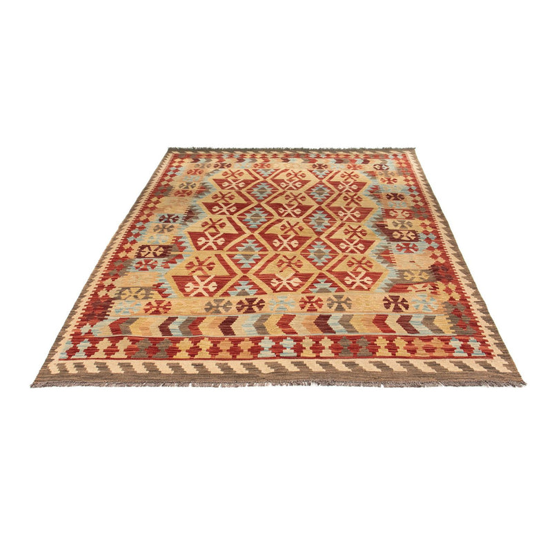 Tappeto Kelim - Splash - 194 x 152 cm - multicolore