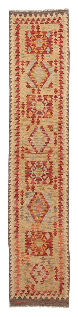 Tappeto corsia Tappeto Kelim - Splash - 389 x 77 cm - multicolore