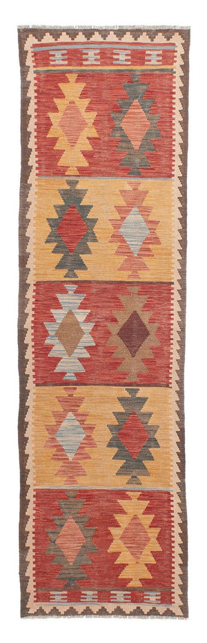 Tappeto corsia Tappeto Kelim - Splash - 296 x 74 cm - multicolore