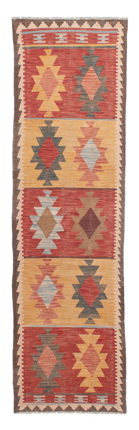 Tappeto corsia Tappeto Kelim - Splash - 296 x 74 cm - multicolore