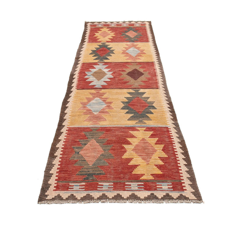 Tappeto corsia Tappeto Kelim - Splash - 296 x 74 cm - multicolore