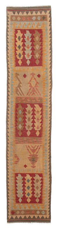 Tappeto corsia Tappeto Kelim - Splash - 392 x 73 cm - multicolore