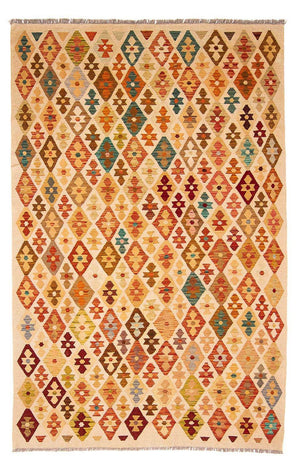 Tappeto Kelim - Splash - 293 x 200 cm - multicolore