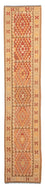 Tappeto corsia Tappeto Kelim - Splash - 405 x 85 cm - multicolore
