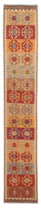 Tappeto corsia Tappeto Kelim - Splash - 407 x 76 cm - multicolore