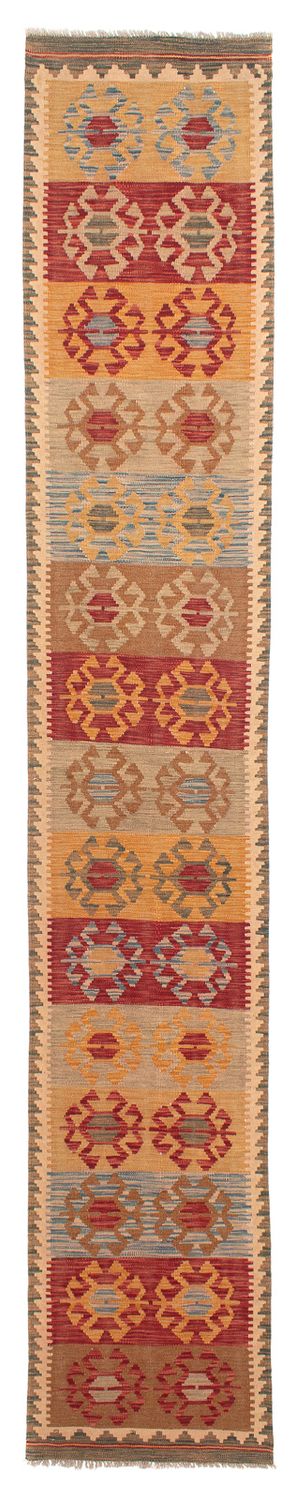 Tappeto corsia Tappeto Kelim - Splash - 407 x 76 cm - multicolore