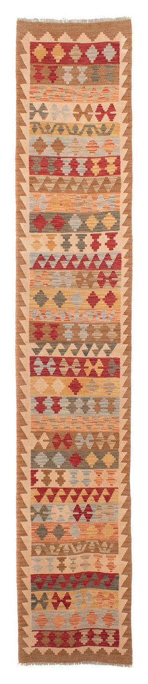 Tappeto corsia Tappeto Kelim - Splash - 396 x 69 cm - multicolore