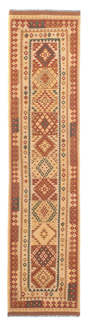 Tappeto corsia Tappeto Kelim - Splash - 371 x 88 cm - multicolore