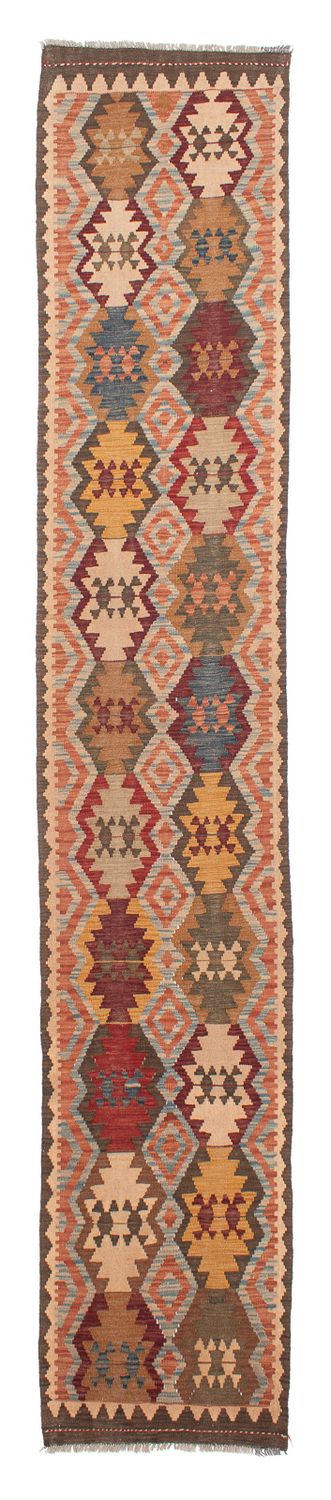 Tappeto corsia Tappeto Kelim - Splash - 387 x 70 cm - multicolore