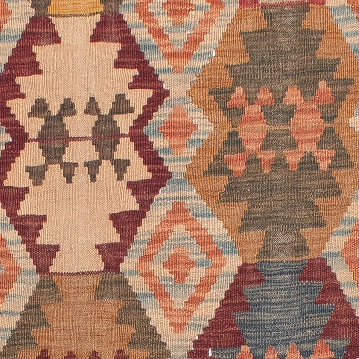 Tappeto corsia Tappeto Kelim - Splash - 387 x 70 cm - multicolore