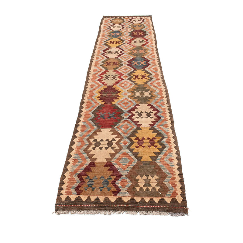 Tappeto corsia Tappeto Kelim - Splash - 387 x 70 cm - multicolore