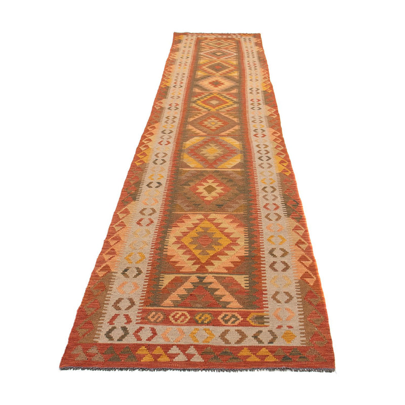 Tappeto corsia Tappeto Kelim - Splash - 435 x 86 cm - multicolore