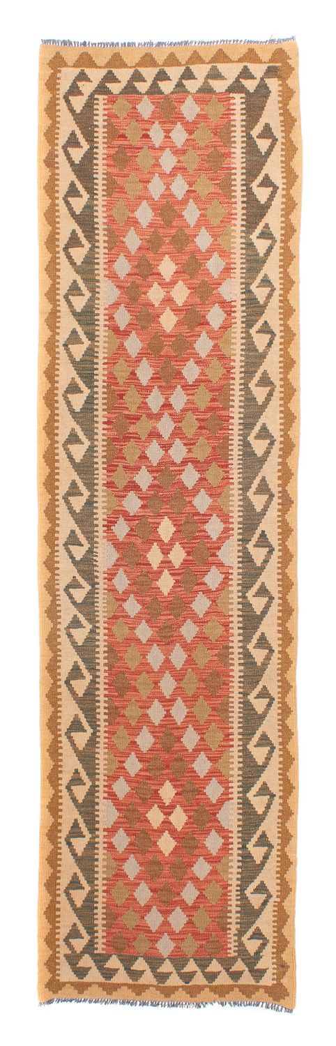 Tappeto corsia Tappeto Kelim - Splash - 300 x 82 cm - rosso chiaro