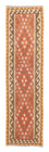 Tappeto corsia Tappeto Kelim - Splash - 300 x 82 cm - rosso chiaro