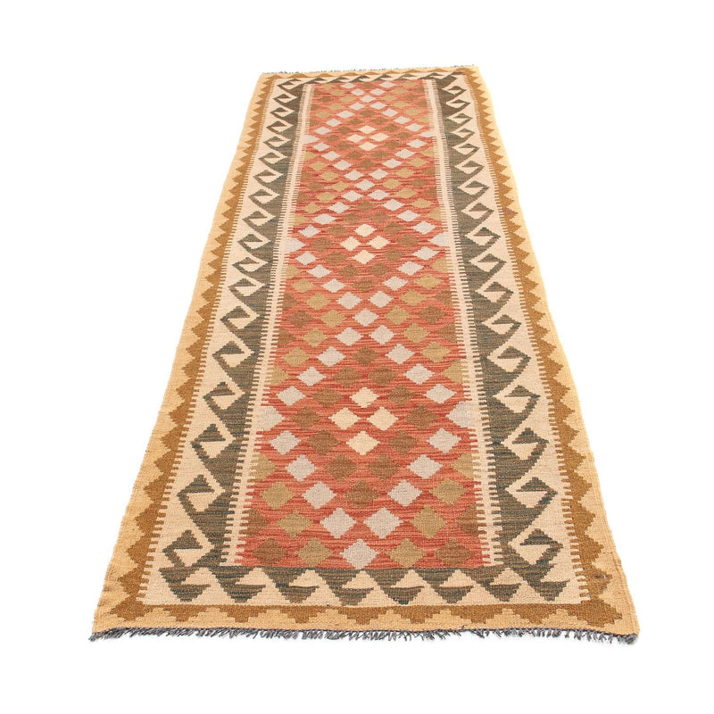 Tappeto corsia Tappeto Kelim - Splash - 300 x 82 cm - rosso chiaro