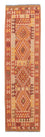 Tappeto corsia Tappeto Kelim - Splash - 323 x 90 cm - rosso chiaro