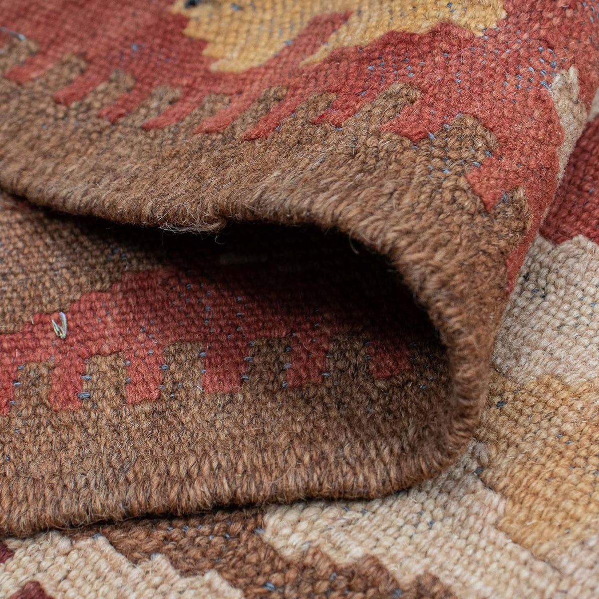 Tappeto corsia Tappeto Kelim - Splash - 323 x 90 cm - rosso chiaro