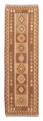 Tappeto corsia Tappeto Kelim - Splash - 284 x 79 cm - multicolore