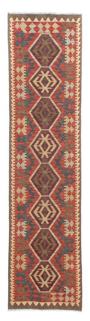 Tappeto corsia Tappeto Kelim - Splash - 288 x 73 cm - multicolore