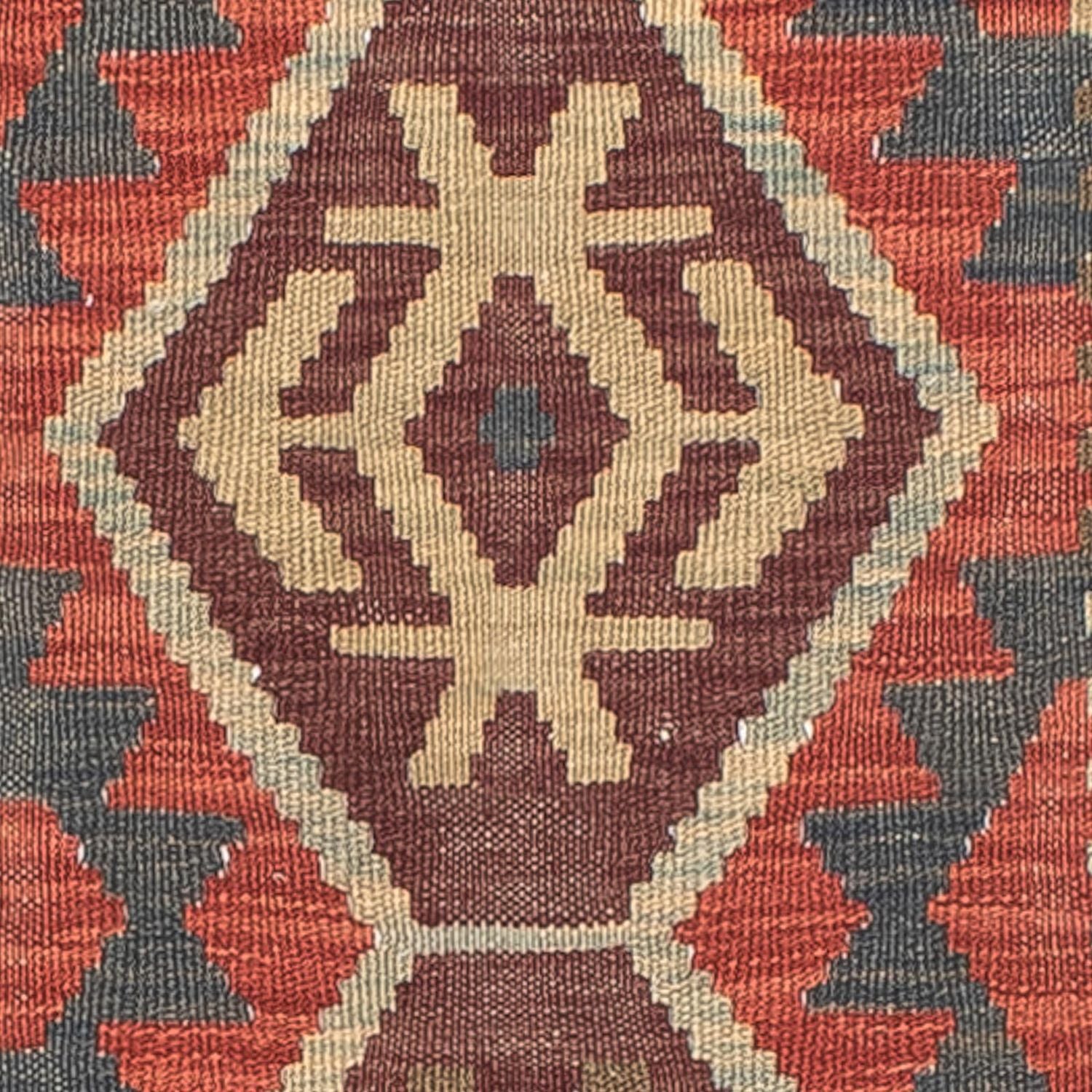 Tappeto corsia Tappeto Kelim - Splash - 288 x 73 cm - multicolore