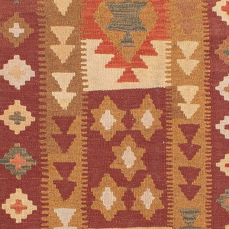 Tappeto corsia Tappeto Kelim - Splash - 309 x 93 cm - rosso chiaro