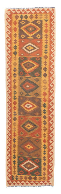 Tappeto corsia Tappeto Kelim - Splash - 297 x 79 cm - multicolore