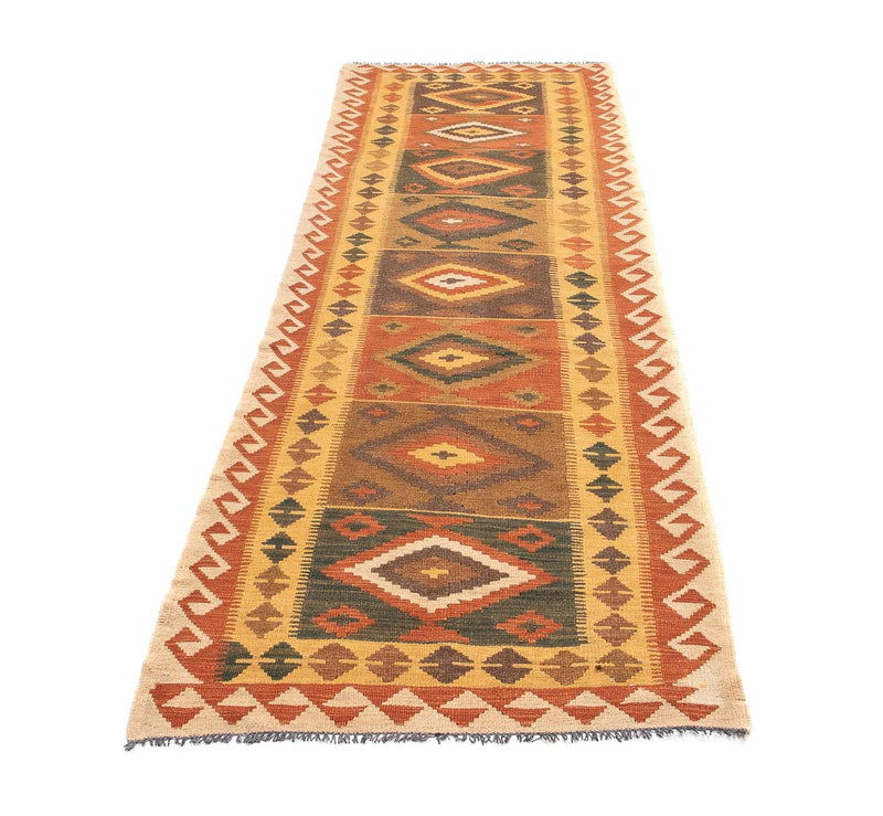 Tappeto corsia Tappeto Kelim - Splash - 297 x 79 cm - multicolore