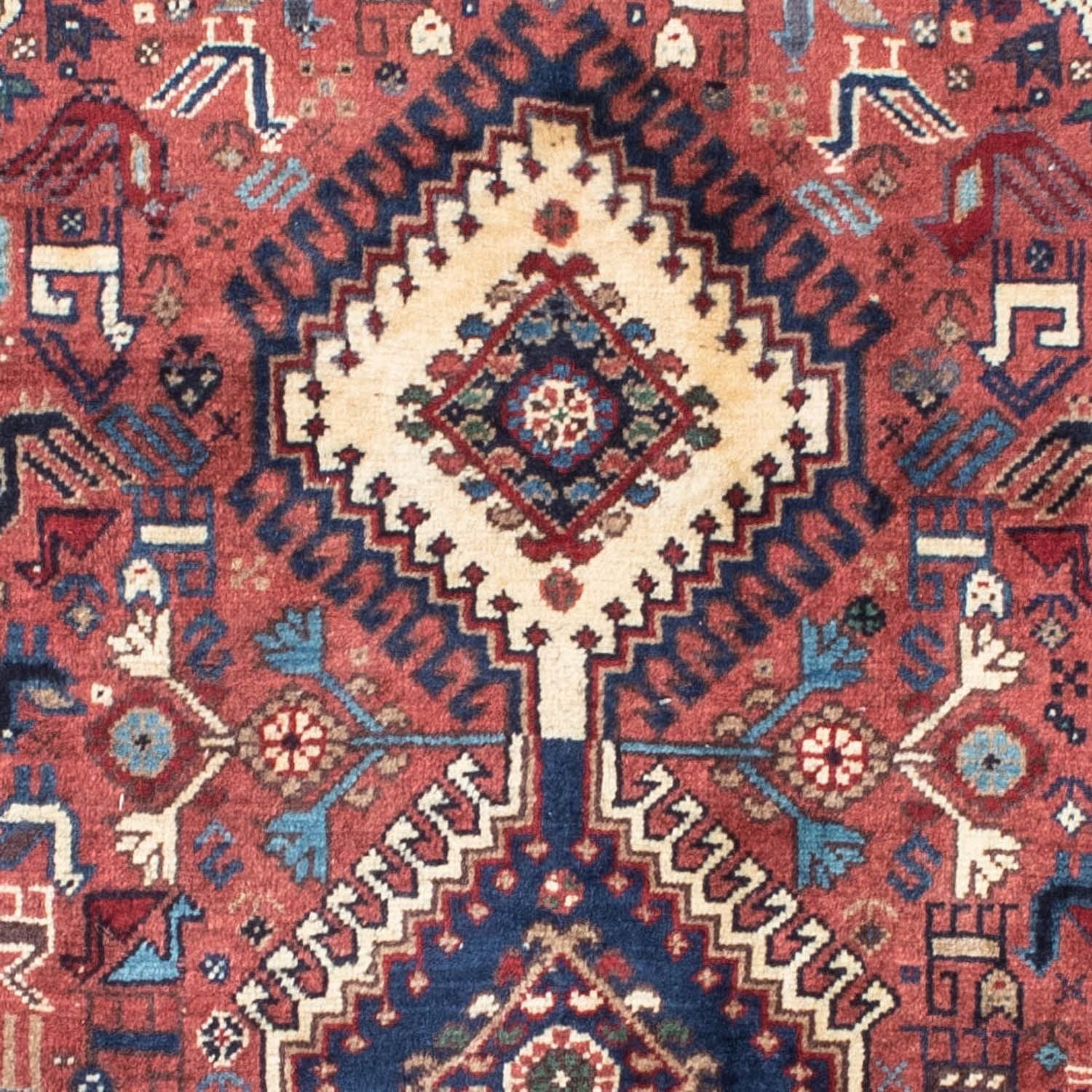 Tappeto corsia Tappeto Persero - Nomade - 196 x 65 cm - rosso chiaro