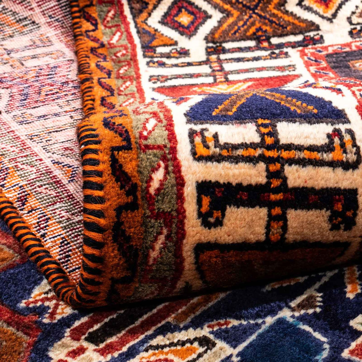 Tappeto Persero - Nomade - 257 x 160 cm - rosso scuro