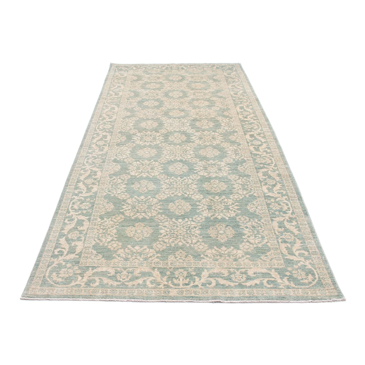 Tappeto corsia Tappeto Persero - Tabriz - 297 x 125 cm - beige